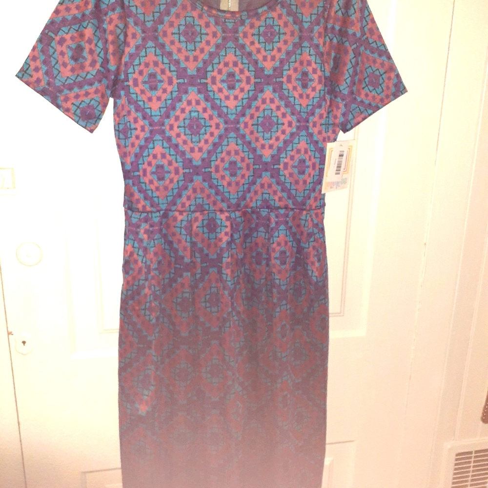 LuLaRoe Amelia dress (L)